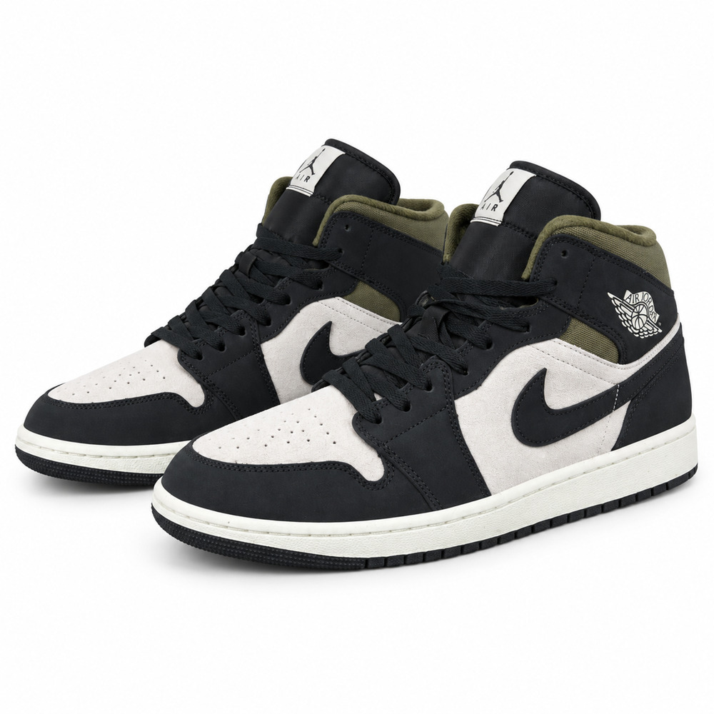 Nike Air Jordan 1 Mid SE Light Orewood Brown Off Noir HV4091-102 Men’s Size 11